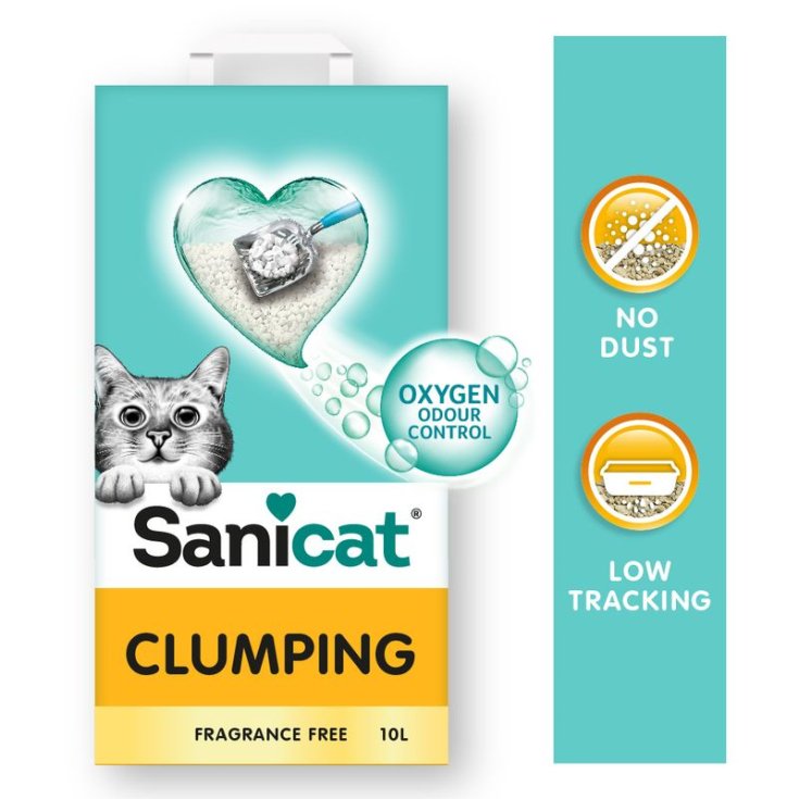 SANICAT NEW CLUMPING OHNE PARFÜM 16 LT