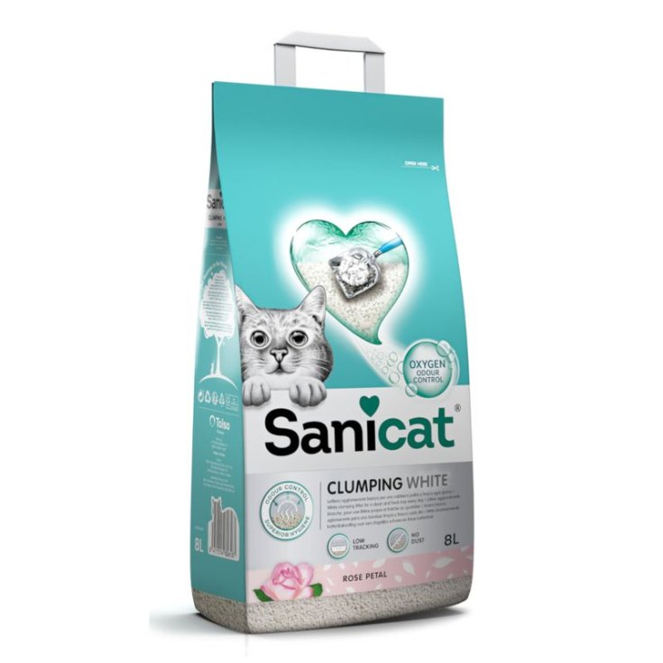 SANICAT CLUMPING WHITE COTTON FRESH 10 L