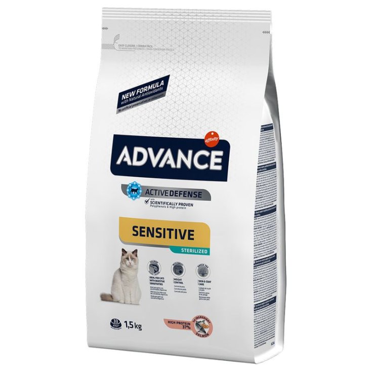 ADVANCE CAT SENS ST SALM 1,5KG