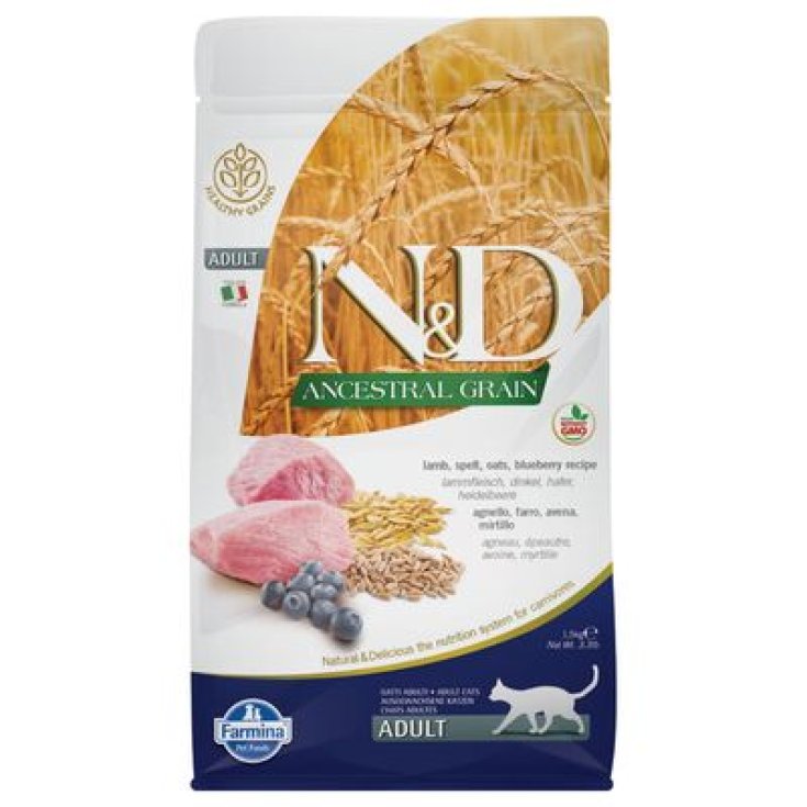 N&D SPIR LAMM KATZE ERWACHSENE 1,5 KG