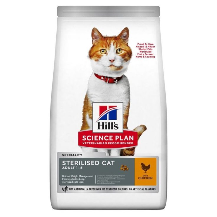 ERWACHSENE STERILISIERTE JUNGE HUHNKATZE 7 KG