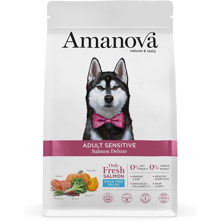 AMANOVA WET DOG POUCH TASTY SALMON & YOU