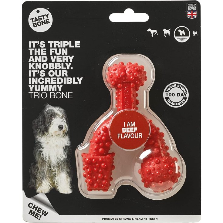 TRIO BONE SMALL NYLON RINDFLEISCH