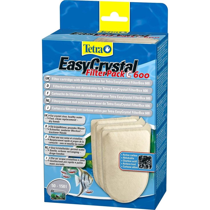 TETRATEC EASY CRYSTAL C600 PACK 3STK