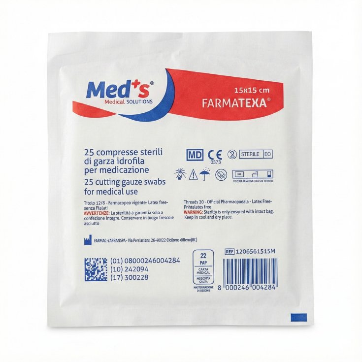 Gaze Meds St 12/8 15x15 25St