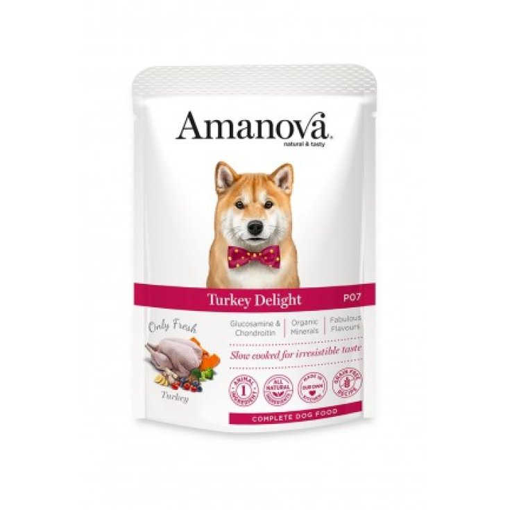 AMANOVA WET DOG POUCH BRILLIANT BEEF &