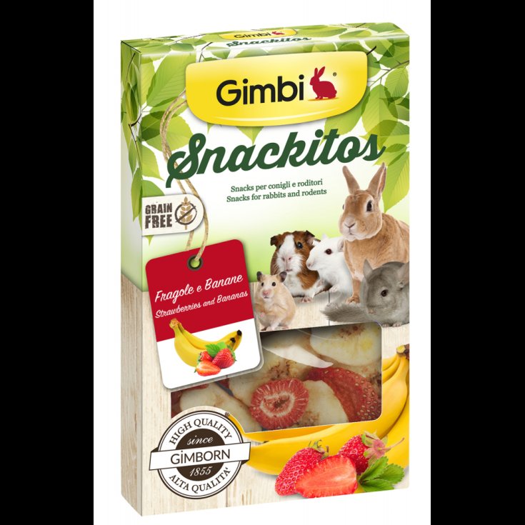 ERDBEER- UND BANANEN-SNACKS