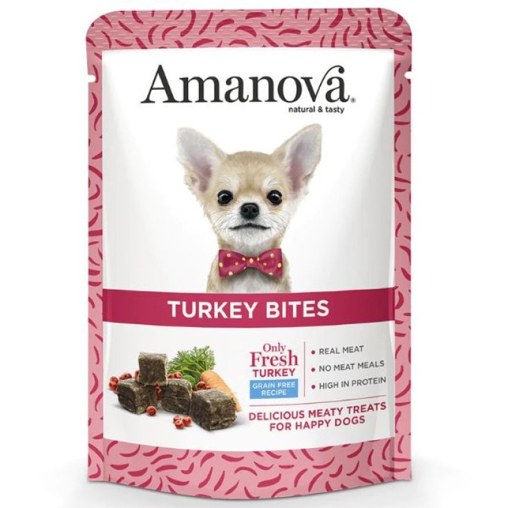 AMANOVA WET DOG POUCH TURKEY DELIGHT P0