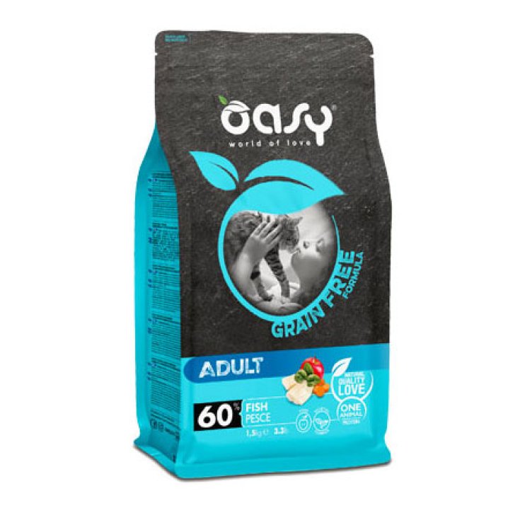 OASY DRY CAT GF FISH KIT1,5KG