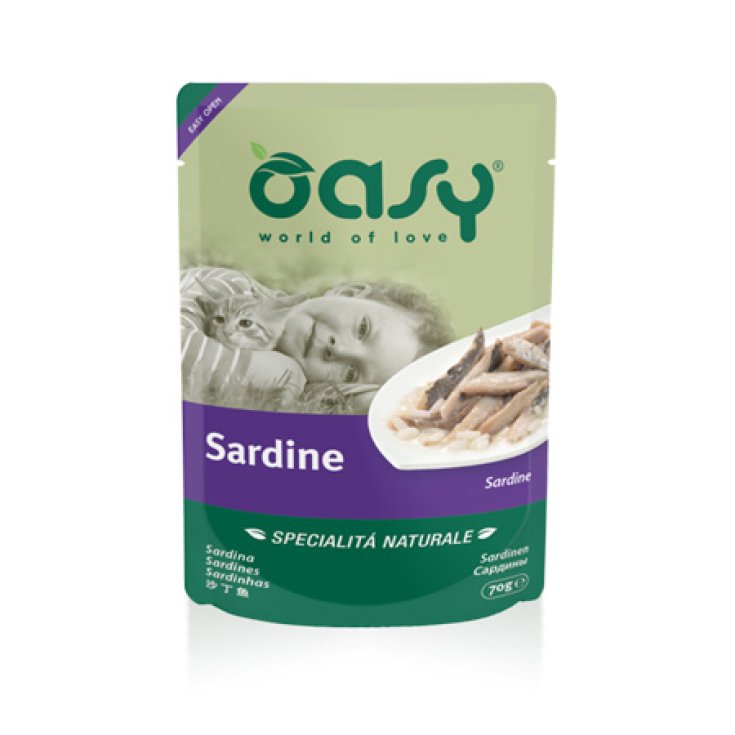 OASY WET CAT SARDINE 70G BEUTEL