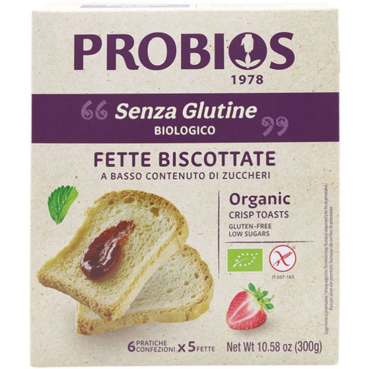 Reis & Reiszwieback mit Sonnenblumenöl Glutenfrei Probios 300g (6x50g)