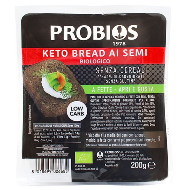 PROBIOS KETO BROT MIT SAMEN 200G