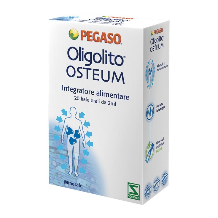 Pegaso® Oligolito® OSTEUM Nahrungsergänzungsmittel 20 Fläschchen 2ml
