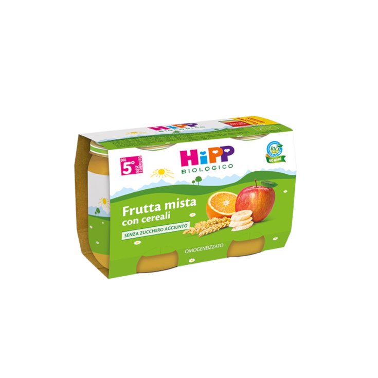 Mischobst mit Bio HiPP Cerealien 2x125g