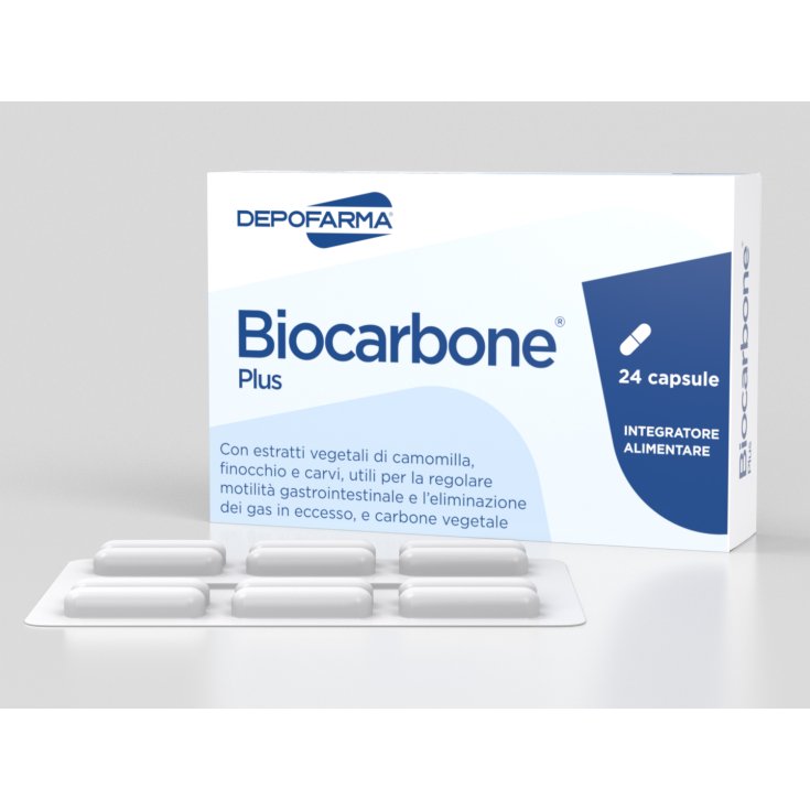 Depofarma BioCarbone Plus Nahrungsergänzungsmittel 12 Kapseln