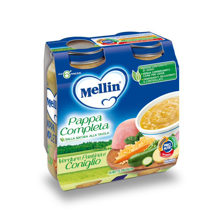 Komplette Mahlzeit Melin Gemüse Pastina Kaninchen 2x250g