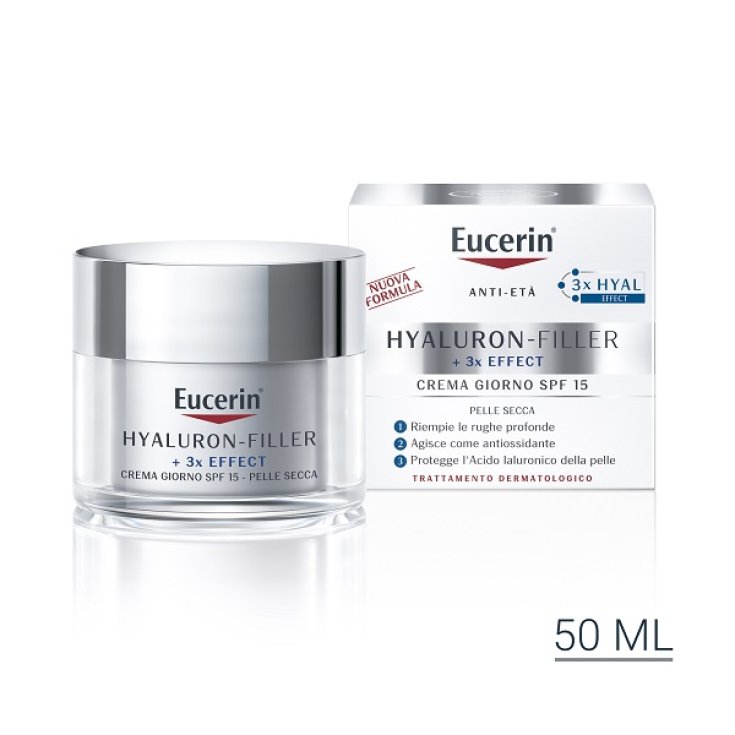 Eucerin Hyaluron-Filler Tagescreme für trockene Haut 50 ml
