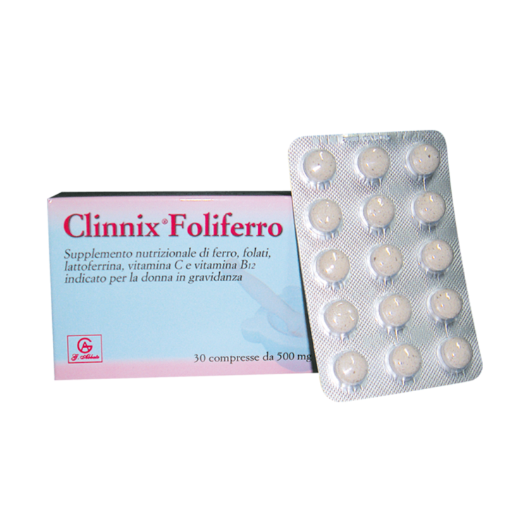 Clinderm Foliferro Nahrungsergänzungsmittel 30 Tabletten