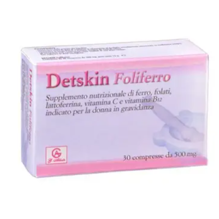 Detskin Foliferro Nahrungsergänzungsmittel 30 Tabletten