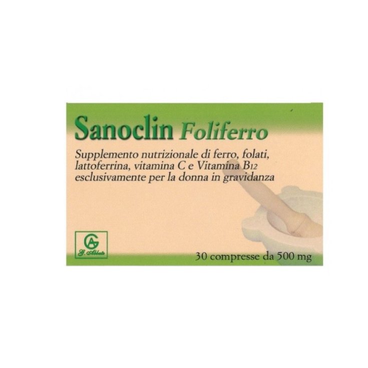 Sanoclin Foliferro Nahrungsergänzungsmittel 30 Tabletten