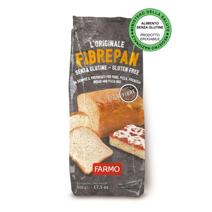 Farmo FibrePan zubereitet für Brot und Pizza und glutenfreie Focaccia 500 g