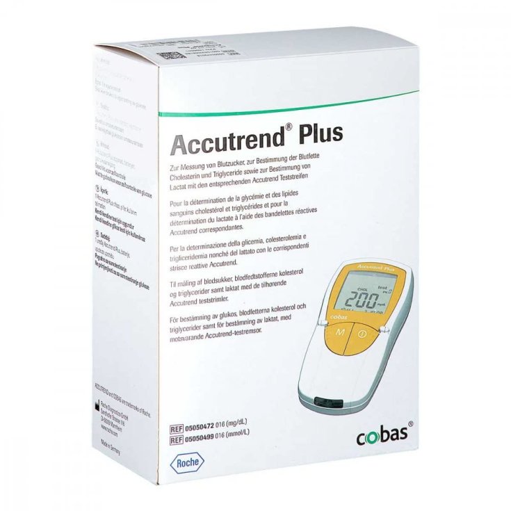 Accutrend Plus Reflektometer Glykämie / Cholesterin / Triglyceride / Laktat