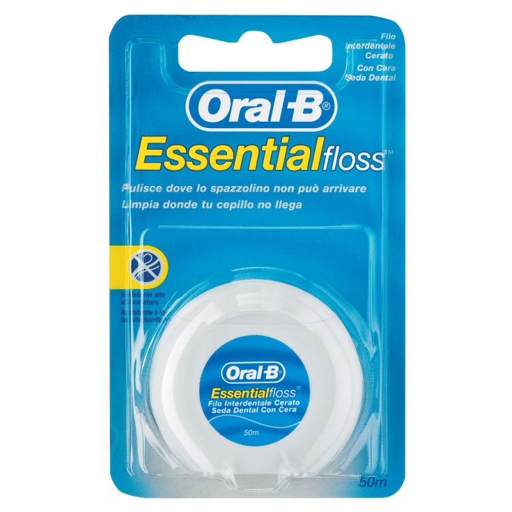 Oral-B® Essentialfloss™ gewachste Zahnseide 50mt