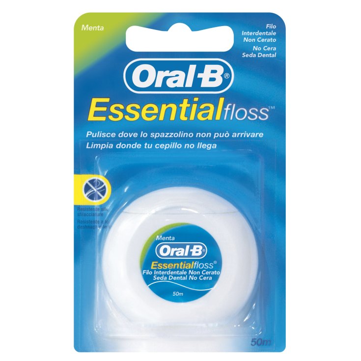 Oral-B® Essentialfloss ™ Ungewachste Zahnseide 50mt