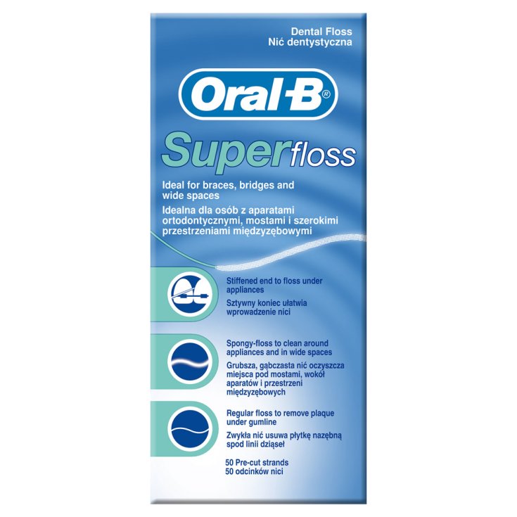 Oral-B® Super Floss 50-fädige Zahnseide