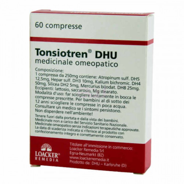 Loacker Remedia Tonsiotren Dhu 60 Tabletten