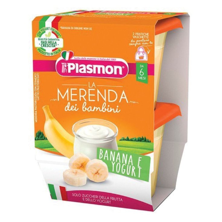 Plasmon Snack Joghurt Banane 120gx2 Stück