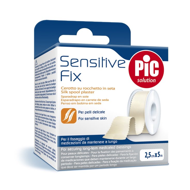 Pic Sensitive Fix Silk Patch 2,5cmx5m mit Stanze