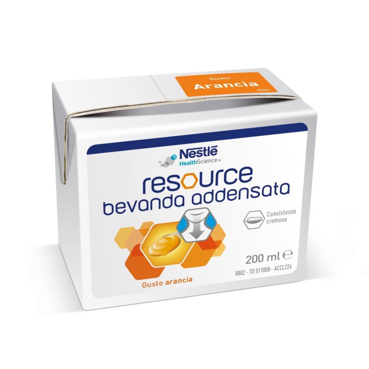 Nestlé Health Science Resource Orange verdicktes Getränk, leicht zu schlucken, gebrauchsfertig, 200 ml