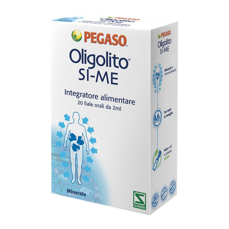 Pegaso® Oligolito® SI-ME Nahrungsergänzungsmittel 20 Fläschchen 2ml Neue Formel