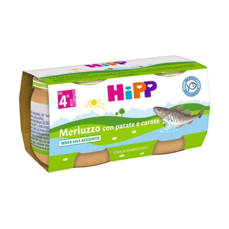 Kabeljau mit Kartoffeln und Karotten HiPP Bio 2x80g