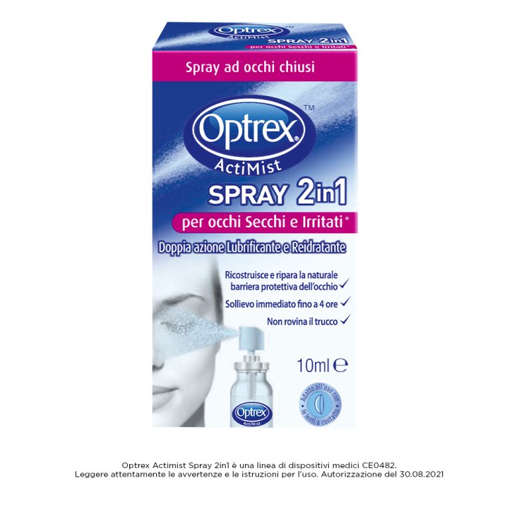 Actimist Spray 2in1 Trockene und gereizte Augen Optrex 10ml