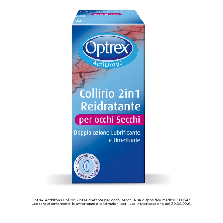 Actidrops Augentropfen 2in1 Rehydrierende Optrex 10ml