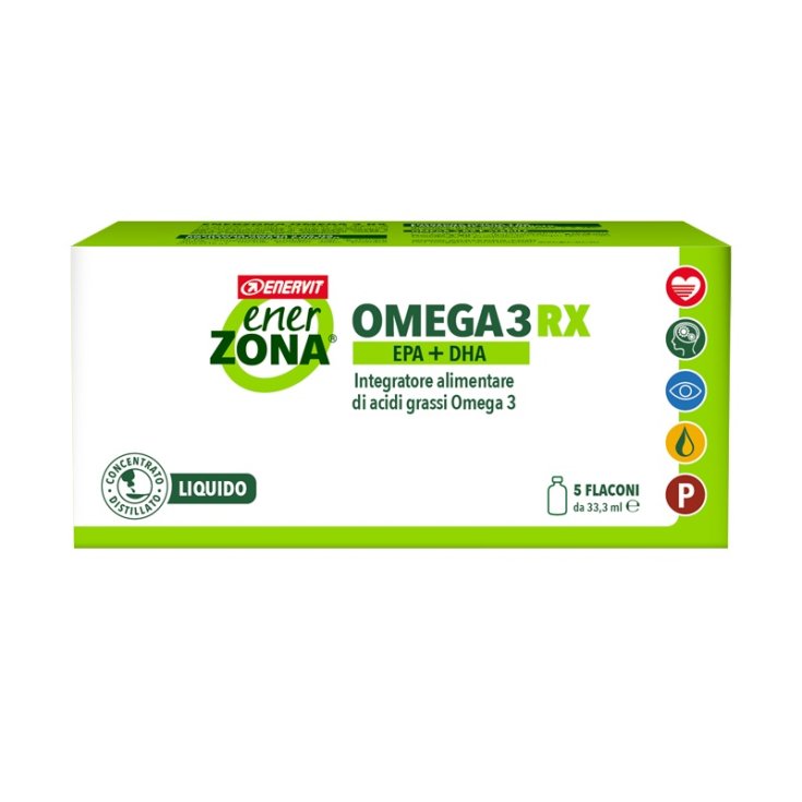 Omega 3 Rx Liquid Enervit EnerZona® 5 Flaschen mit 33,3 ml