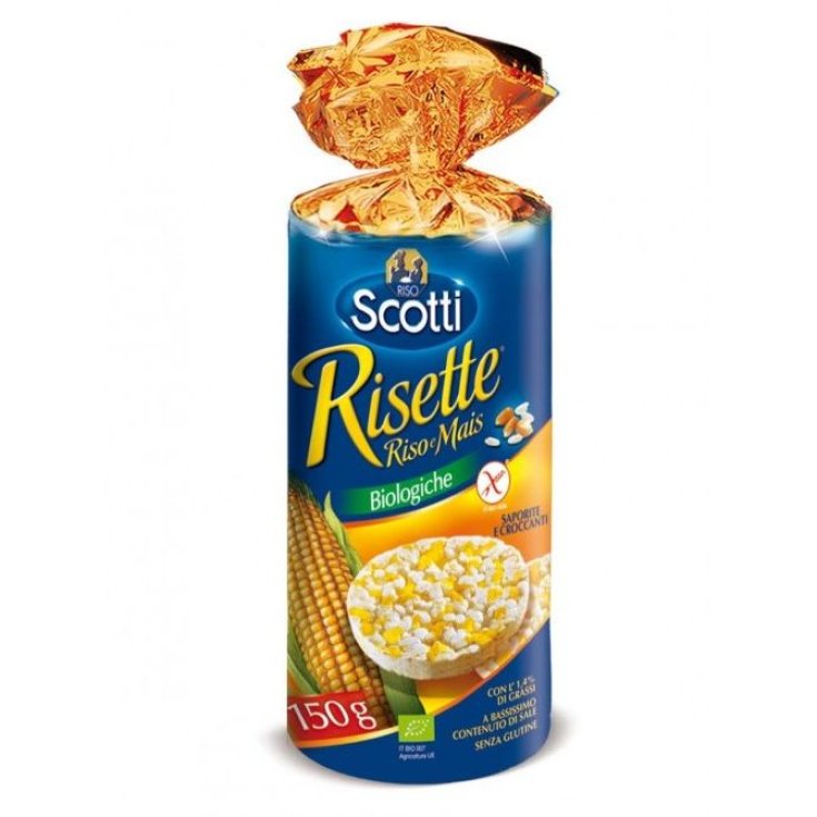 Riso Scotti Scotti Tortitas Bio Arroz y Maiz 150g Ohne Gluten