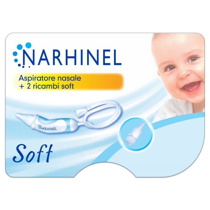 Narhinel Soft Nasensauger + 2 Soft-Nachfüllpackungen
