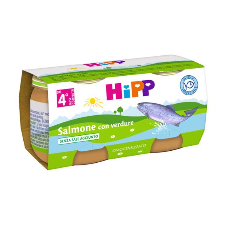 HiPP Bio Lachs mit Gemüse 2x80g