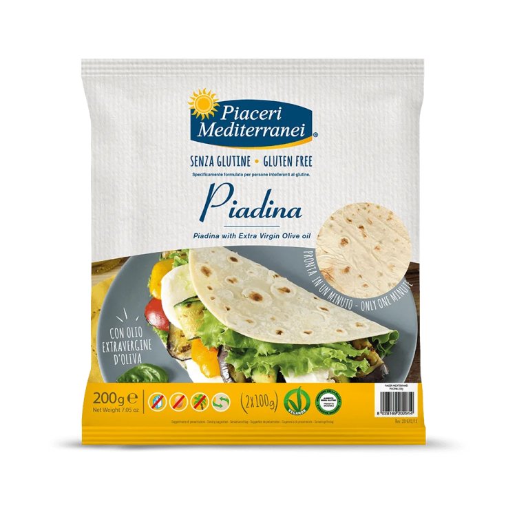 Piaceri Mediterranei Piadina Olivenöl Glutenfrei 2x100g