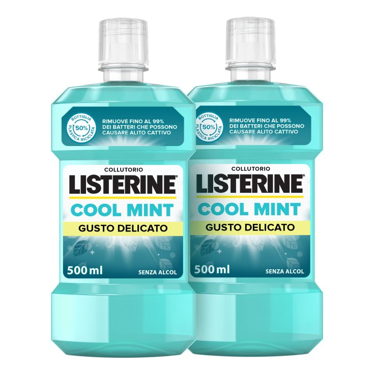 Listerine® Cool Mint Delikater Geschmack 2x500ml