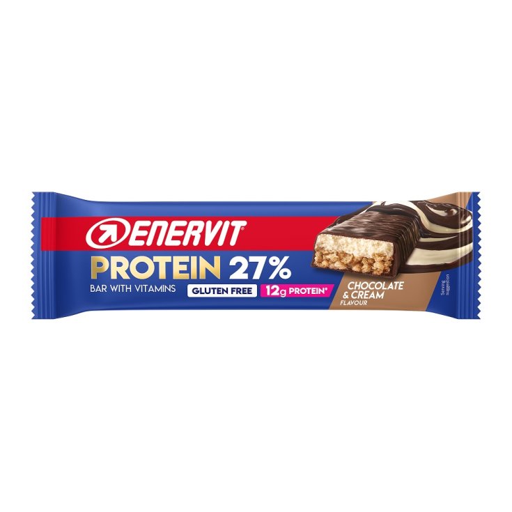 Power Sport Protein Riegel 27% Geschmack Schokolade & Sahne Enervit 45g
