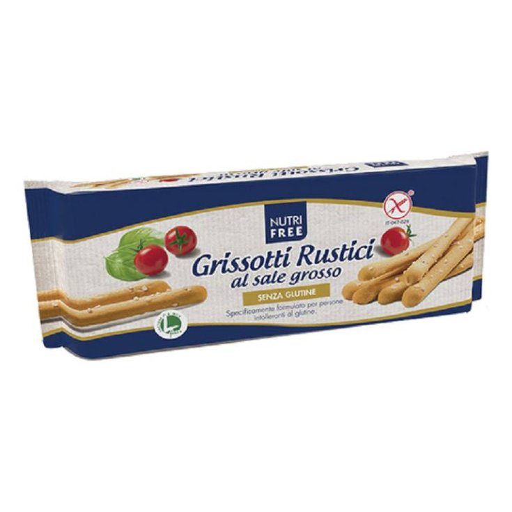 NutriFree Rustikale Grissotti mit grobem Salz glutenfrei 100g