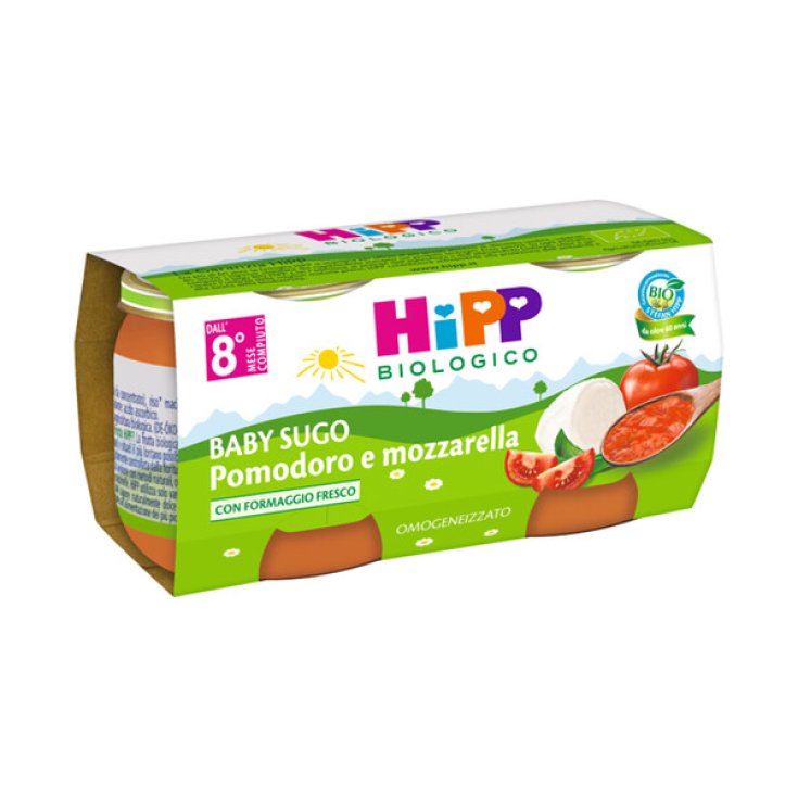 Baby HiPP Bio Tomaten-Mozzarella-Sauce 2x80g
