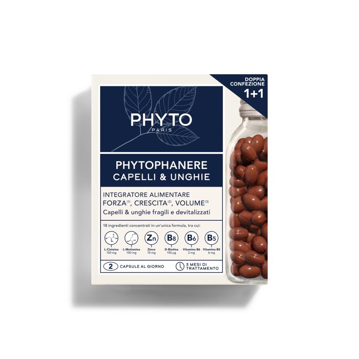 Phytophanere Stärkung von Haaren und Nägeln Phyto 90 + 90 Kapseln