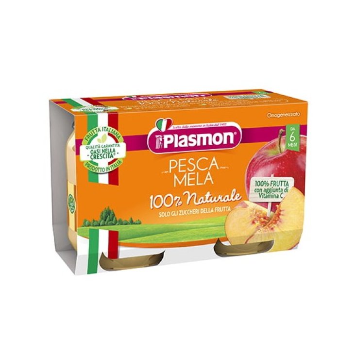 Plasmon Homogenisierter Fruchtpfirsich 2x104g