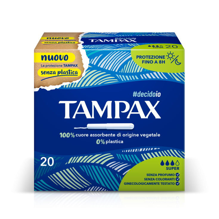 Tampax Blue Box Super 20 Interne Absorptionsmittel