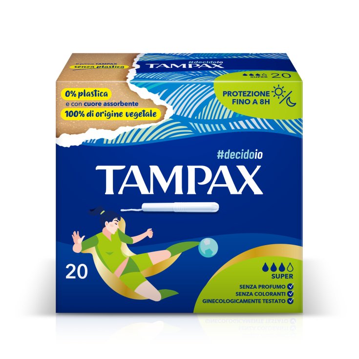 Tampax Blue Box Super 20 Interne Absorptionsmittel